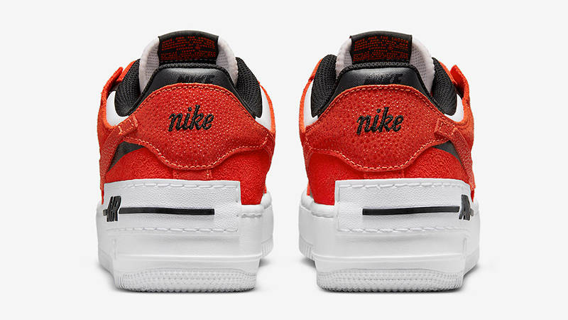 Nike Air Force 1 Shadow Red White Black