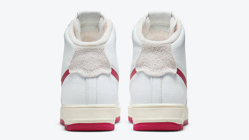 Nike Air Force 1 Strapless White Gym Red DC3590-100 Back