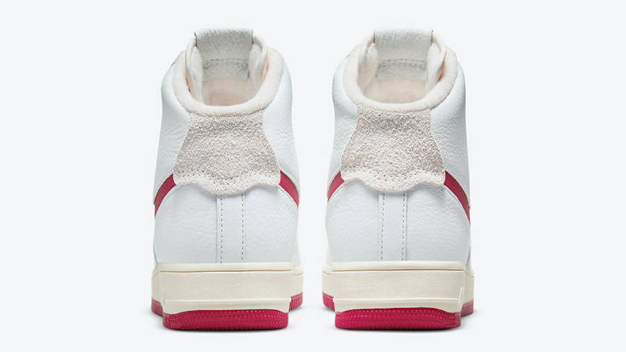 Nike Air Force 1 Strapless White Gym Red DC3590-100 Back