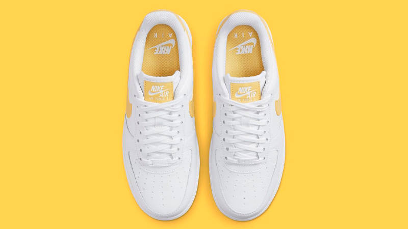 Nike Air Force 1 White Saturn Gold