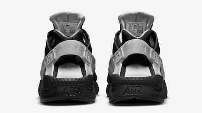 Nike Air Huarache Black Grey Neon Green DR0141-001 Back