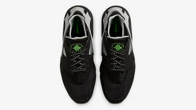 Nike Air Huarache Black Grey Neon Green DR0141-001 Top