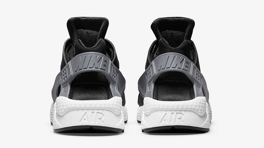 Nike Air Huarache Black Grey White DR0154-001 Back