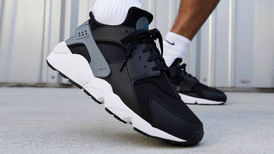 black grey and white huaraches