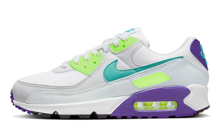 Nike Air Max 90 in Volt Teal Purple | Where To Buy | DH5072-100 | The ...
