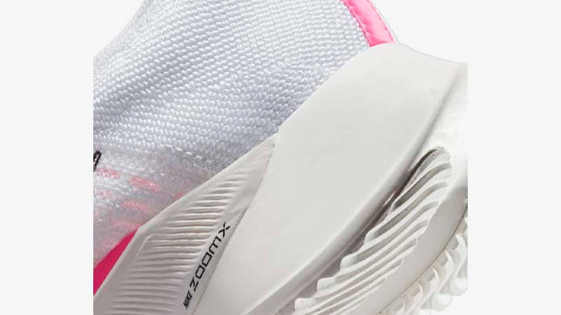 Nike Air Zoom Tempo NEXT% Flyknit Rawdacious Closeup