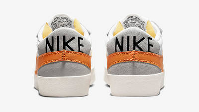 Nike Blazer Low Jumbo Orange White DN2158-100 Back