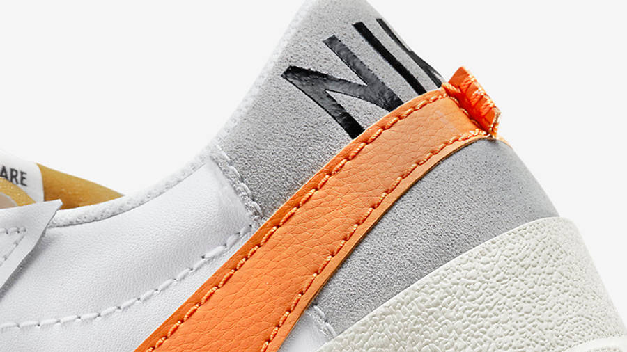 Nike Blazer Low Jumbo Orange White DN2158-100 Detail 2