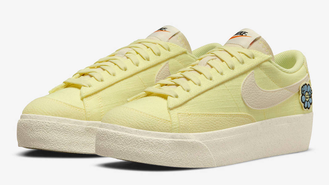 Nike Blazer Low Platform Air Sprung Yellow