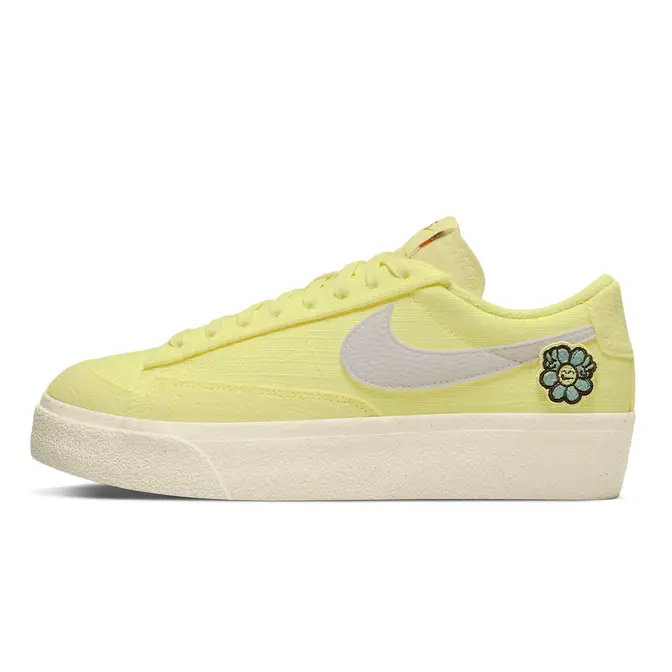 Nike Blazer Low Platform Air Sprung Yellow Where To Buy DJ6376 800 The Sole Supplier