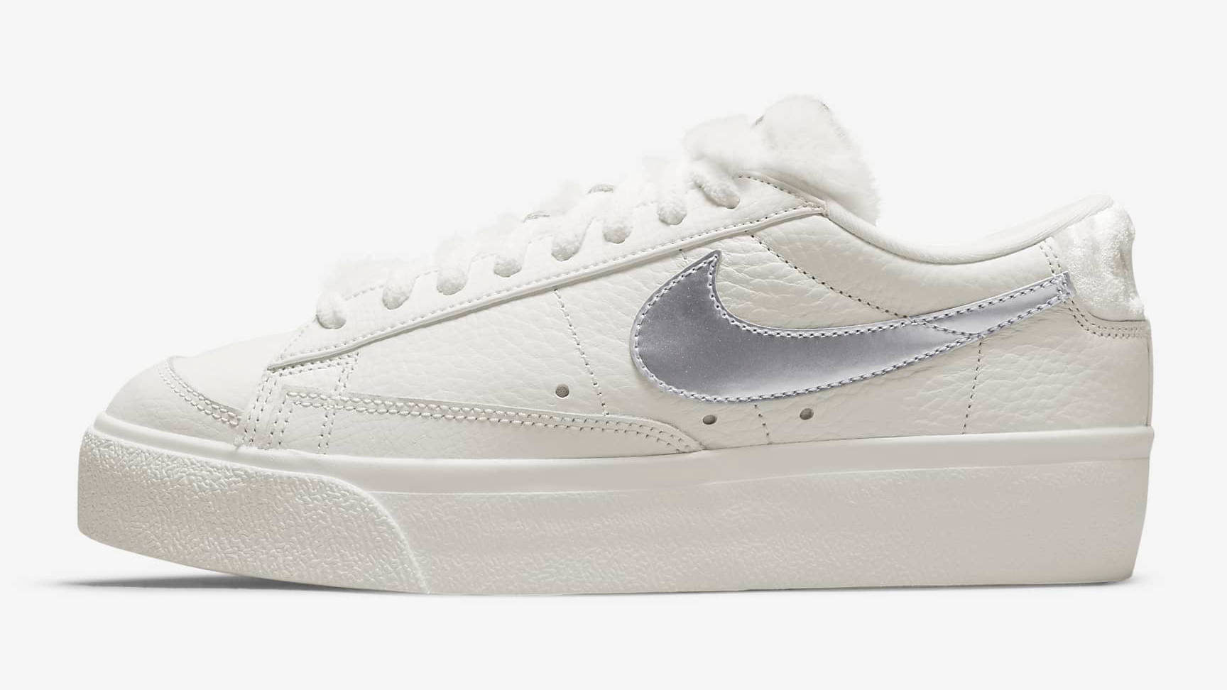 Nike Blazer Low Platform Sail Silver