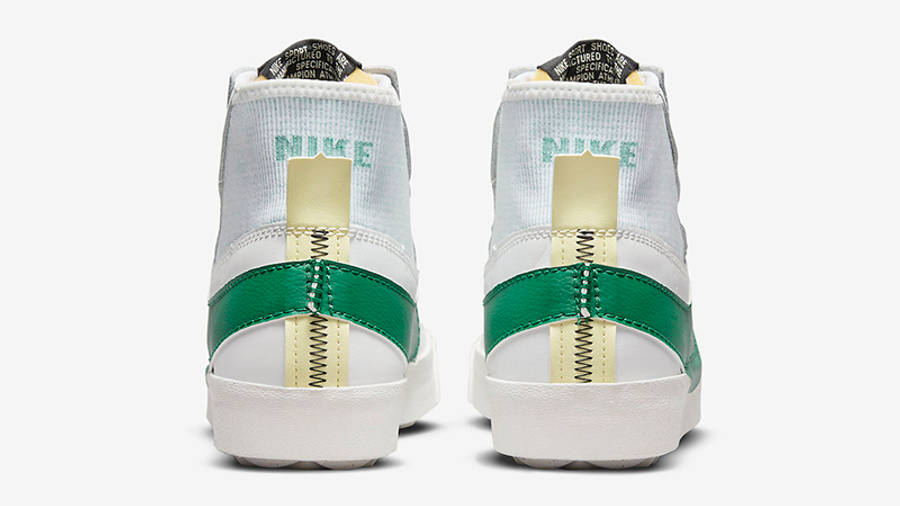 Nike Blazer Mid 77 Jumbo White Green DR8595-100 Back