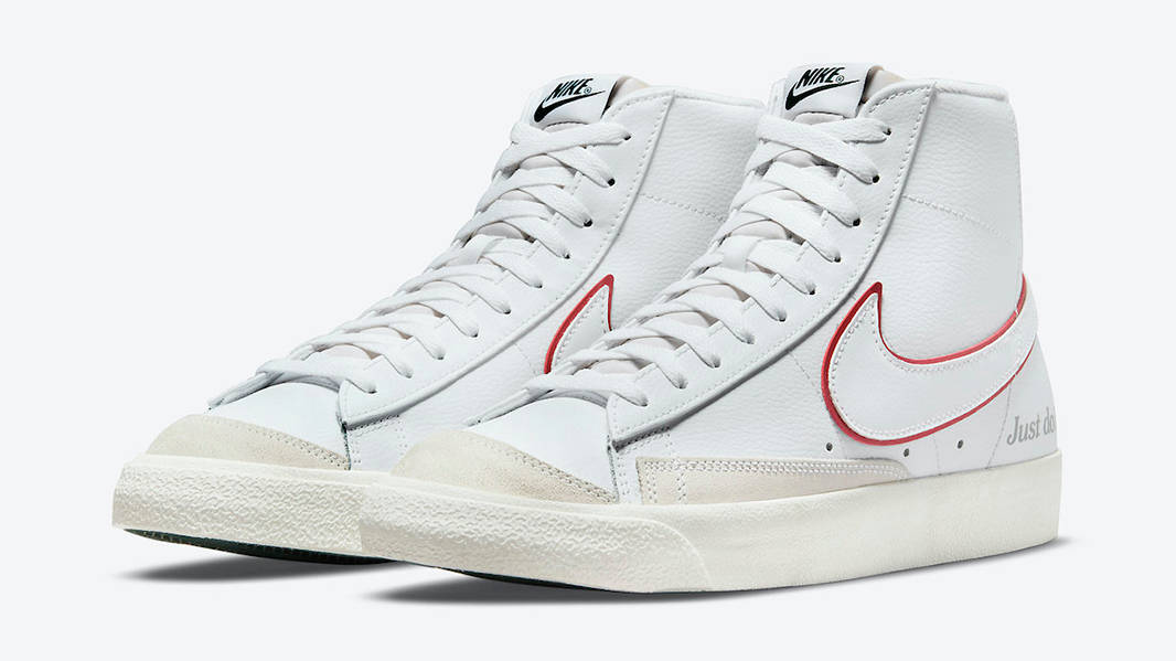 Nike Blazer Mid 77 Just Do It White Side