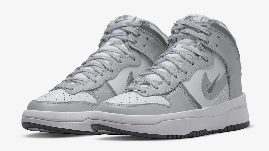 Nike Dunk High Rebel Grey Silver White DH3718-106 Side
