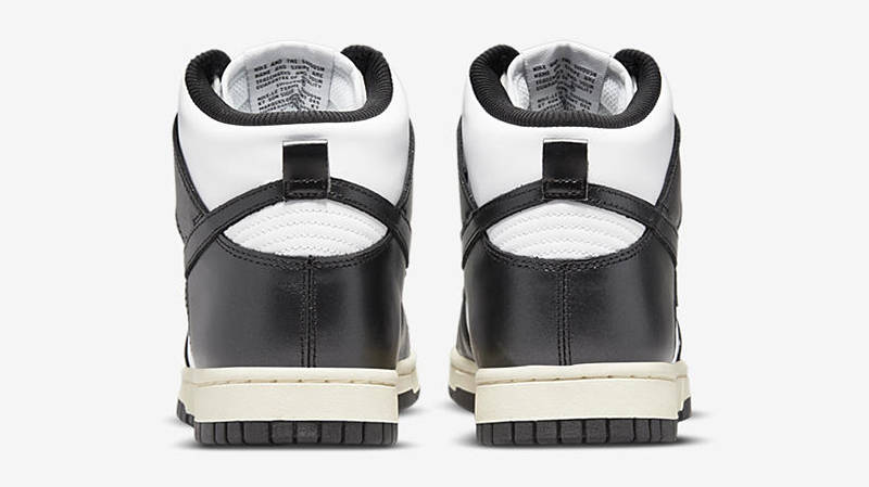 Nike Dunk High Vintage Black DQ8581-100 Back