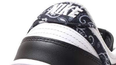 Nike Dunk Low Black Paisley Detail 3