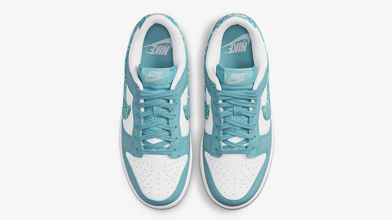 Nike Dunk Low Blue White Paisley Middle