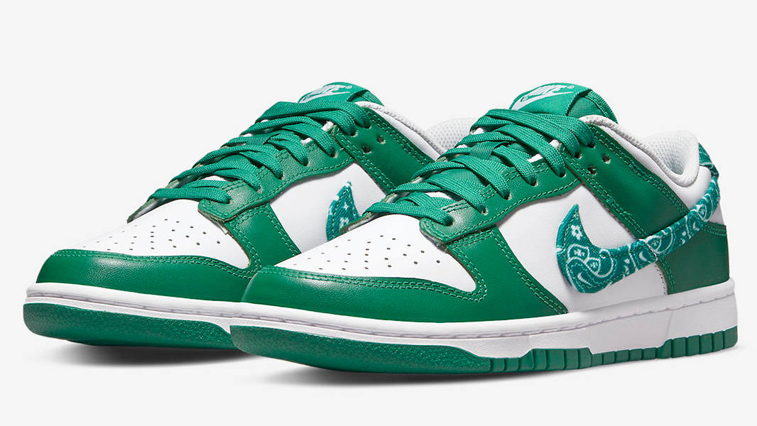 Nike Dunk Low Green Paisley | Where To Buy | DH4401-102 | The Sole