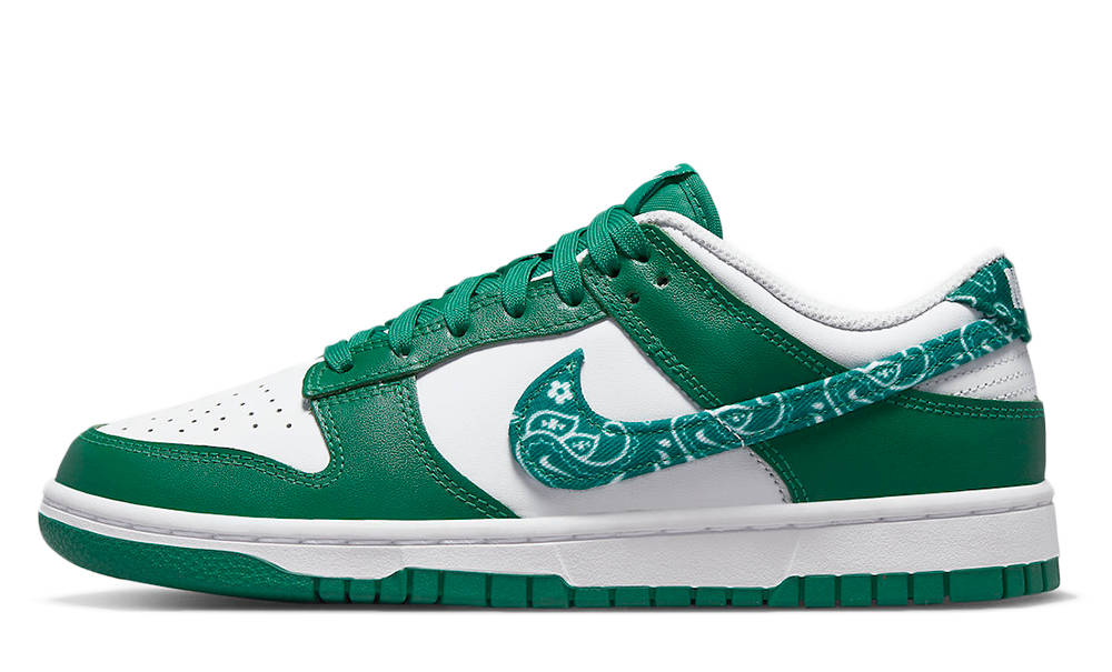 Nike Dunk Low Green Paisley | Where To Buy | DH4401-102 | The Sole Supplier