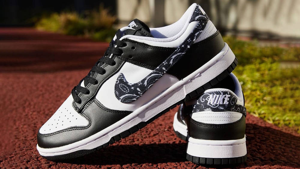 Image via Atmos Japan Nike Dunk Low Paisley Black