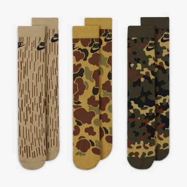 Nike Everyday Essential Camo Print Crew Socks