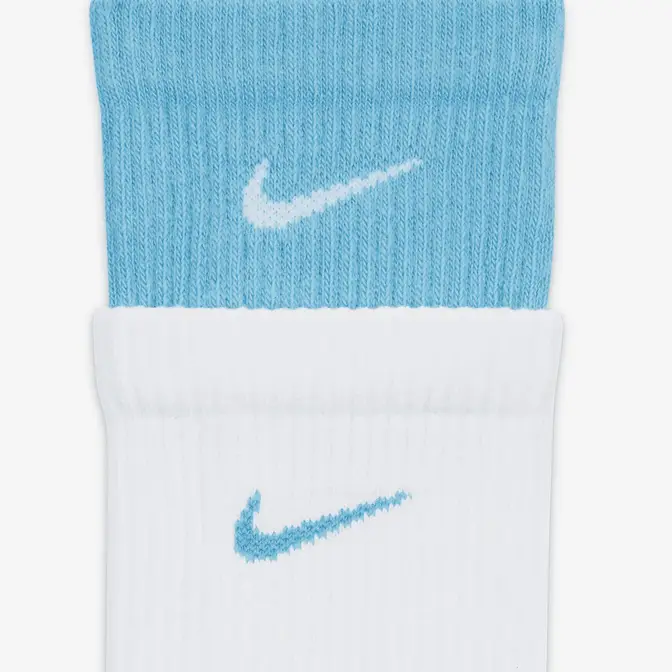 Beskyttelse av leddene Nike Cushioned Training Crew Socks White upper