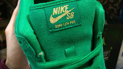 Nike SB Dunk Low St. Patrick’s Day Detail