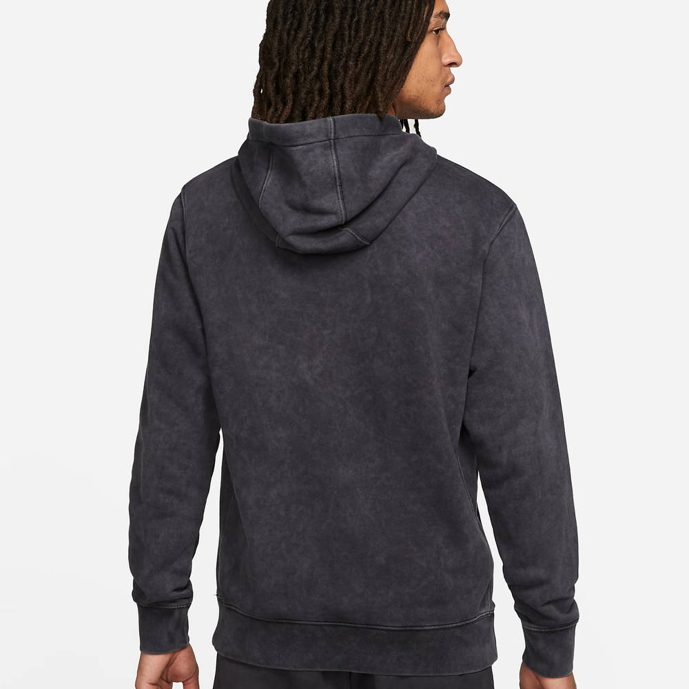 Nike Sportswear Arch French Terry Pullover Hoodie - Black | The Sole ...