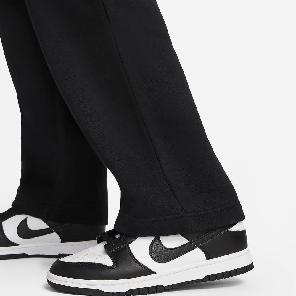 Nike Sportswear Collection Essential Mid-Rise Open Hem Fleece Trousers ...