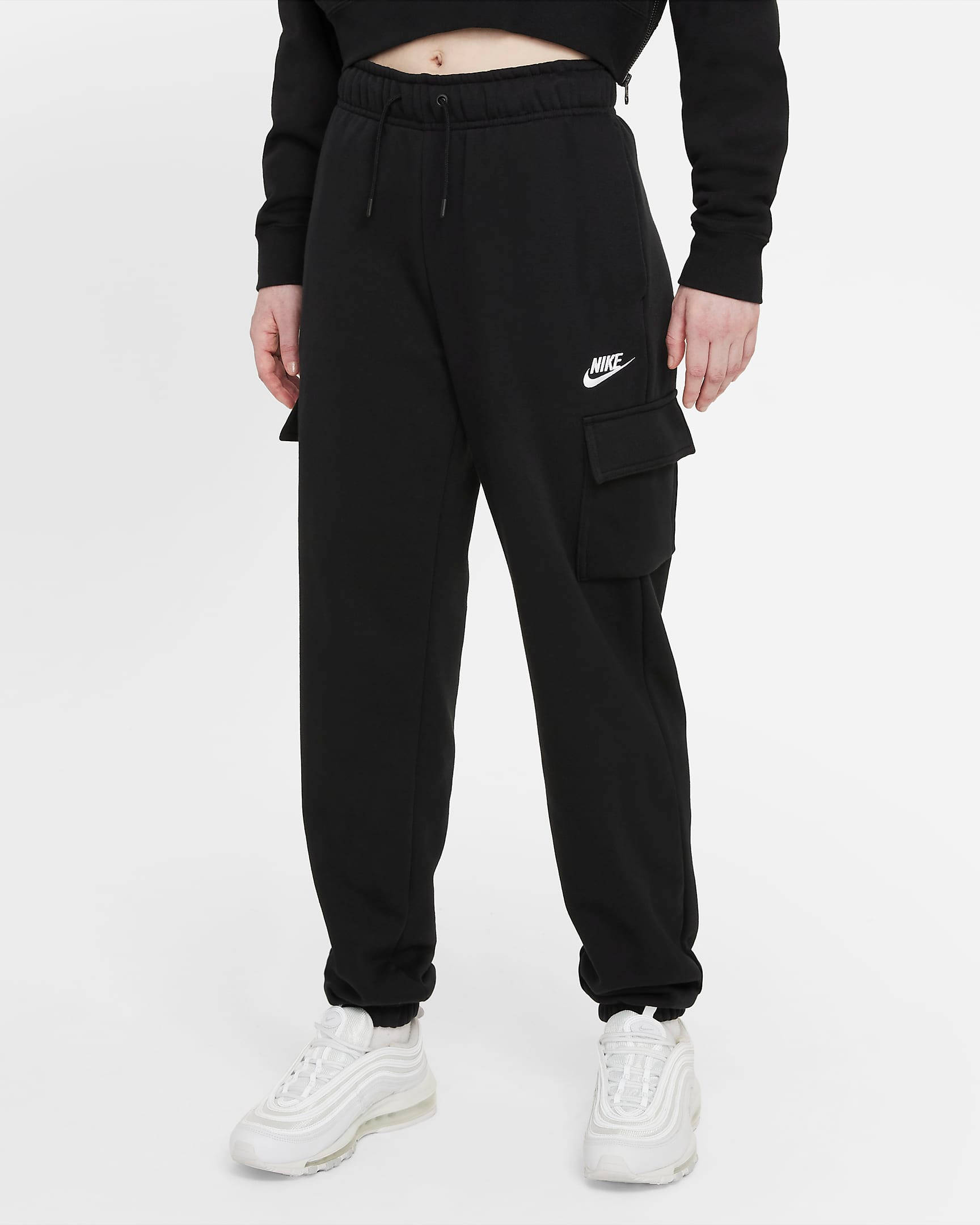 black nike cargo trousers
