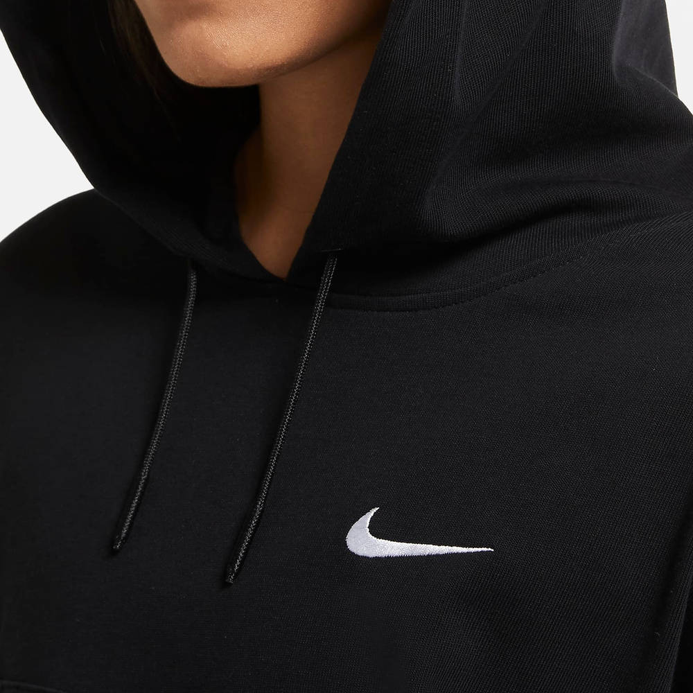 Nike Sportswear Oversized Jersey Pullover Hoodie - Black | The Sole ...