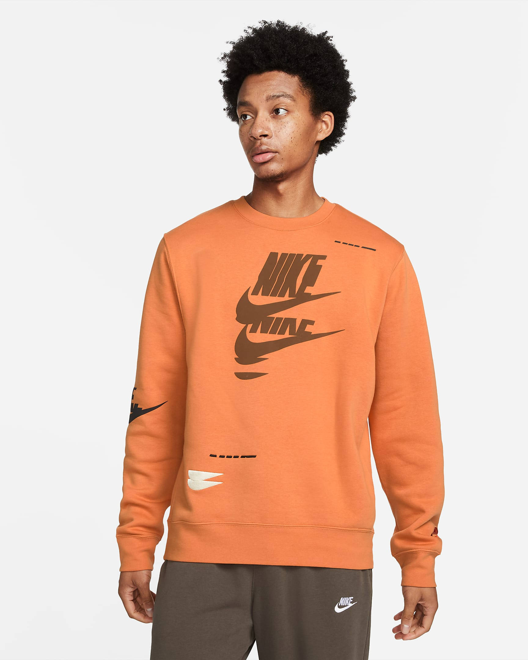 Nike Sportswear TREND - Sweatshirt - rugged orange/mottled orange 