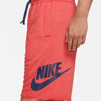 Nike alumni hotsell shorts red