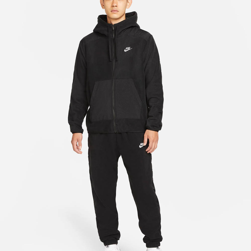 Nike Sportswear Style Essentials+ Fleece Full-Zip Hoodie - Black | The ...