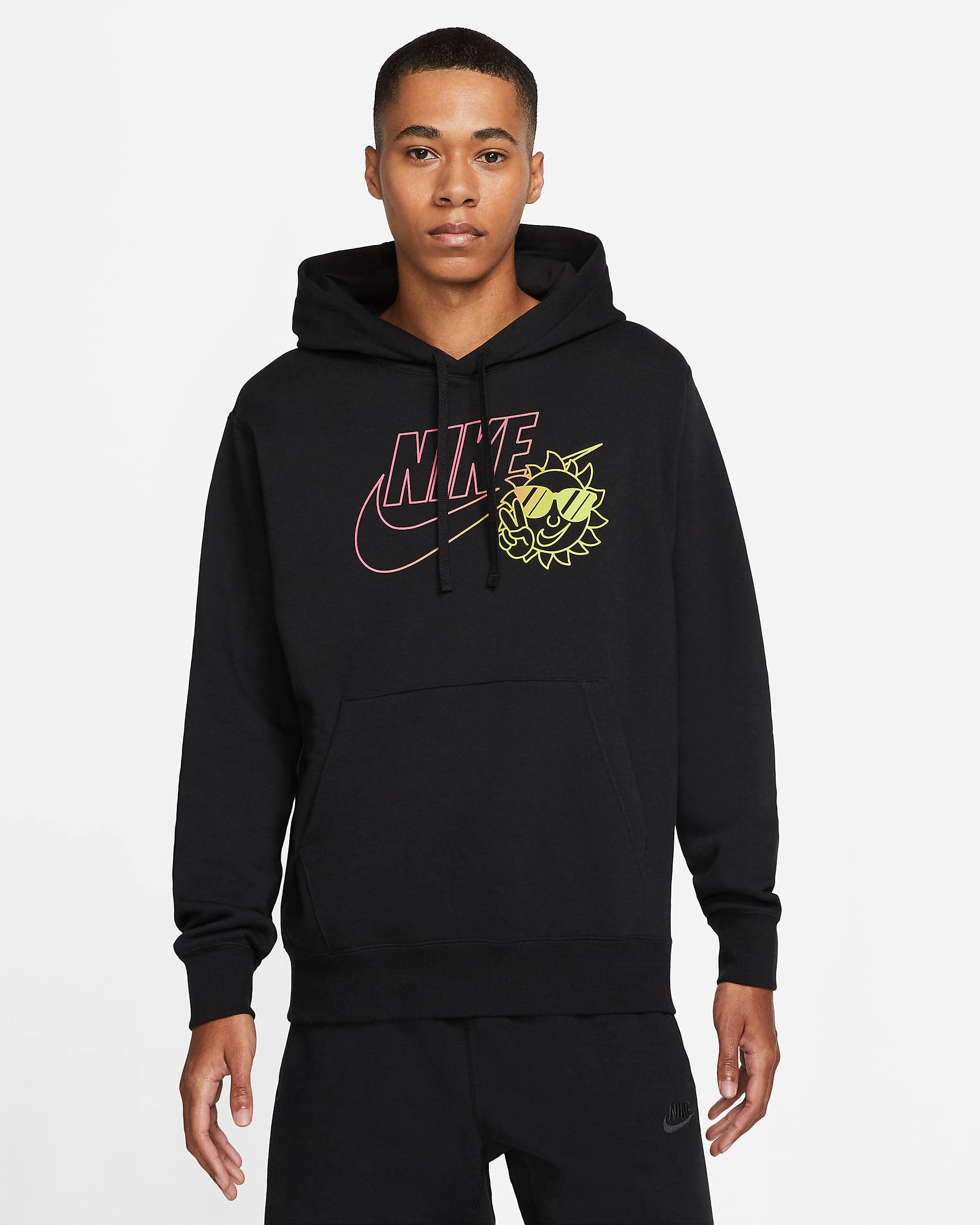 Nike Sportswear Sunshine Fleece Pullover Hoodie - Black | The Sole Supplier