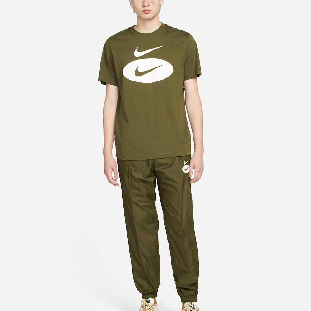 Nike Sportswear Swoosh League Woven Lined Trousers Rough Green The Sole Supplier