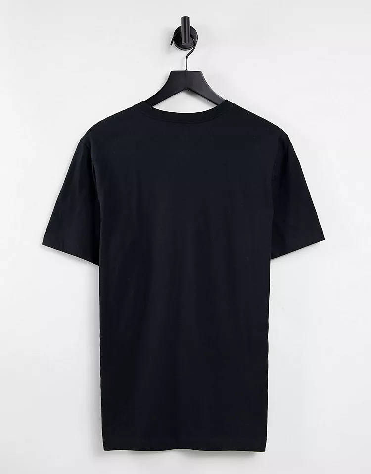 Nike Swoosh Stack Chest Print T-Shirt Black Back