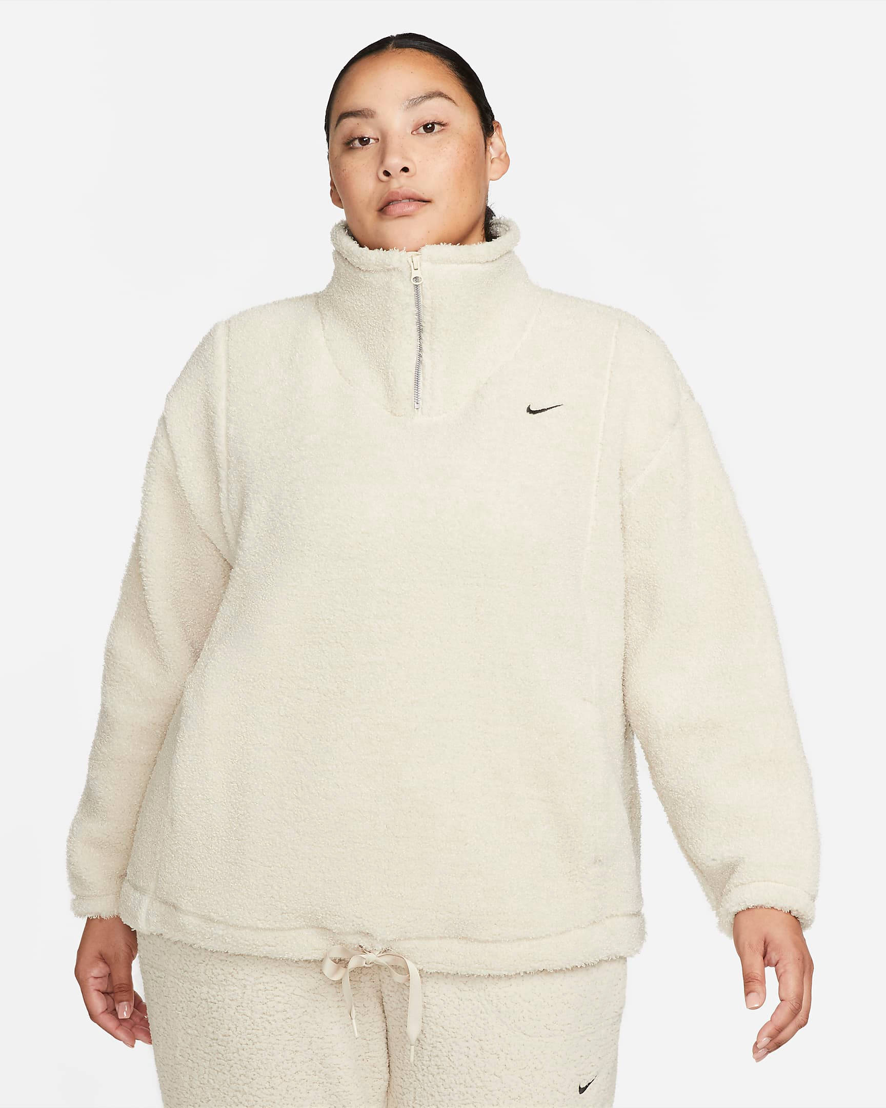 nike half zip plus size