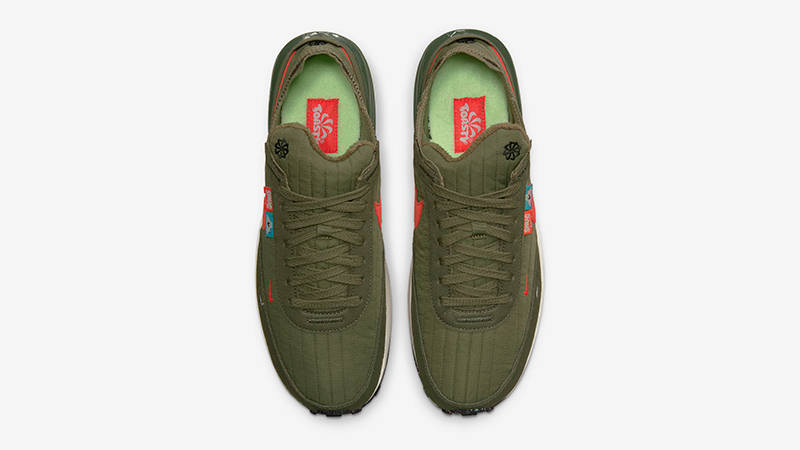 nike waffle one olive