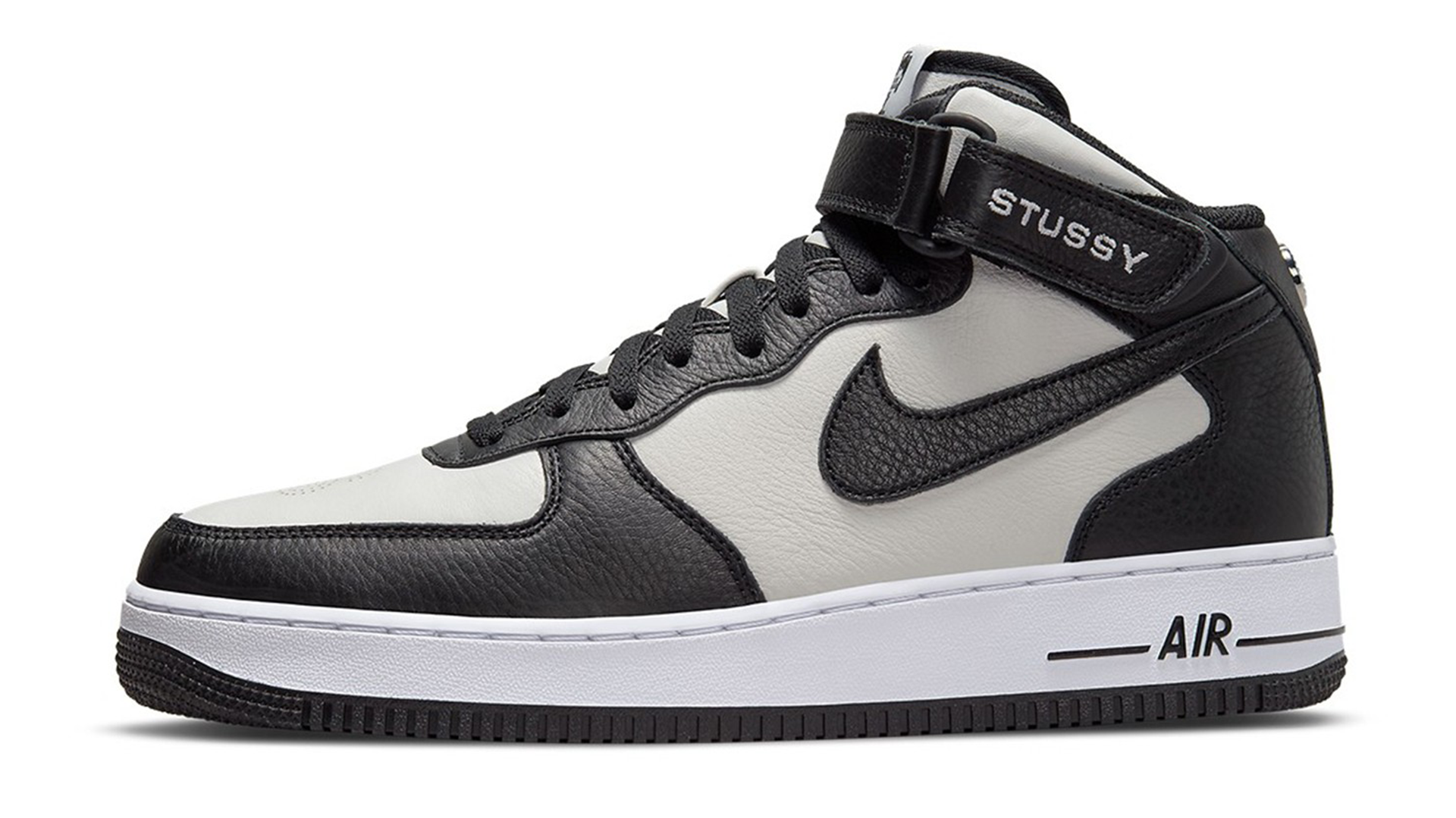 Stussy x Nike Air Force 1 Mid Black White