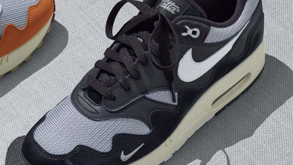 Image via Patta patta x nike air max 1 black 1