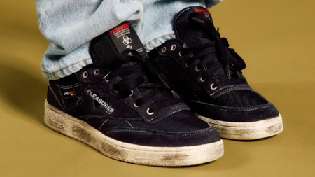 The PLEASURES x Reebok Club C "Black" Comes Pre-Distressed The PLEASURES x Reebok Club C "Black" Comes Pre-Distressed
