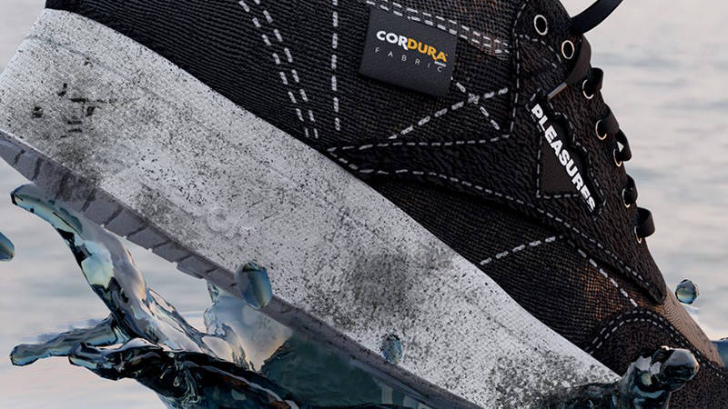 PLEASURES x Reebok Club C Black Collaboration