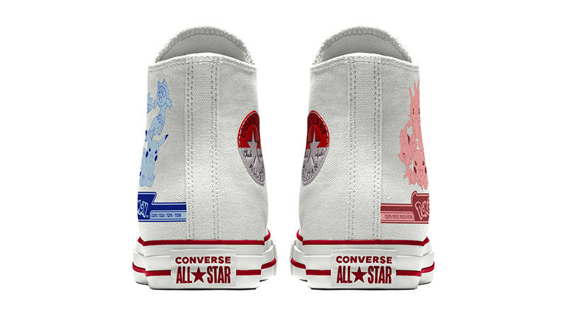Pokémon x Converse Chuck Taylor High Custom By You Back