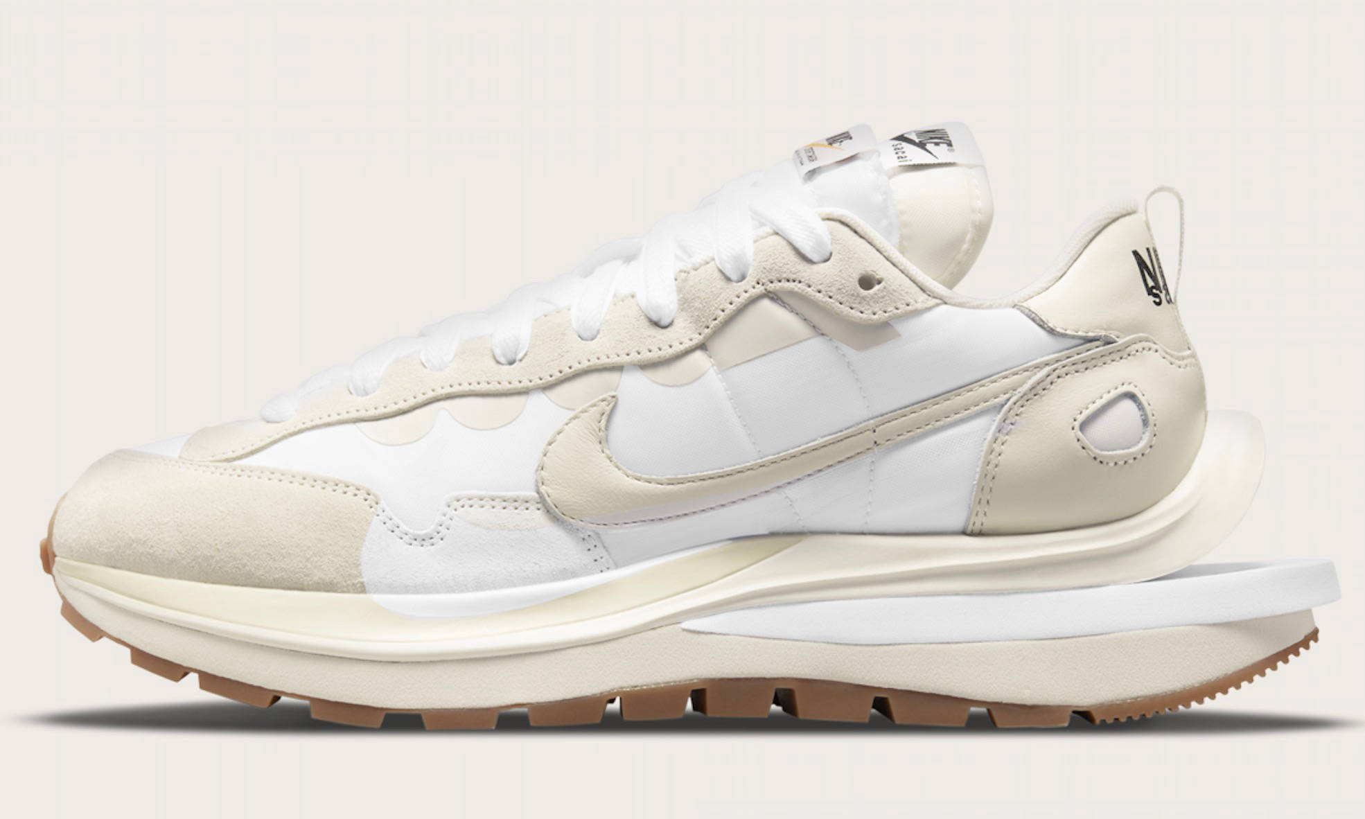 sacai x Nike VaporWaffle Sail