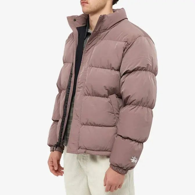 Stussy Ripstop Down Puffer Jacket | Where To Buy | 115656-rose