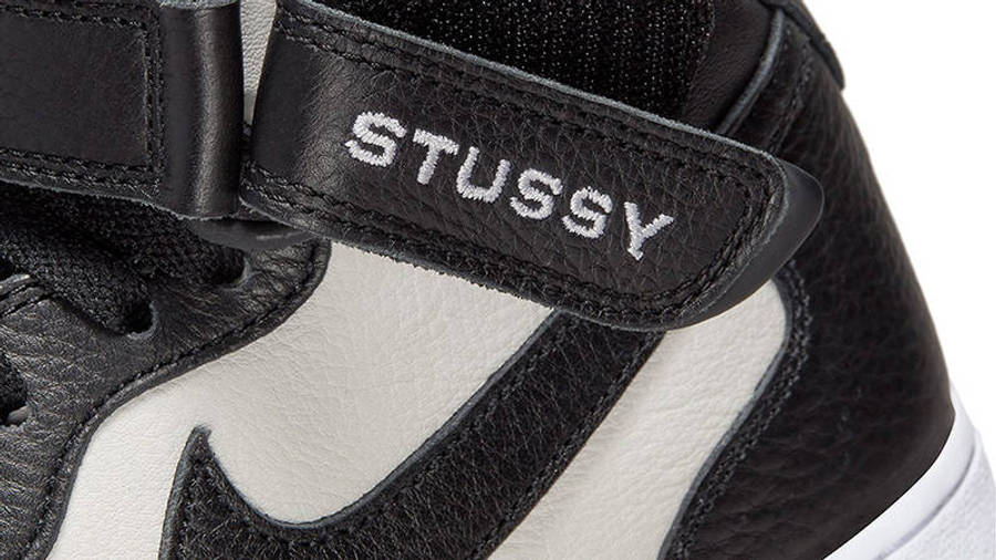 Stussy x Nike Air Force 1 Mid Black White | Where To Buy | DJ7840 