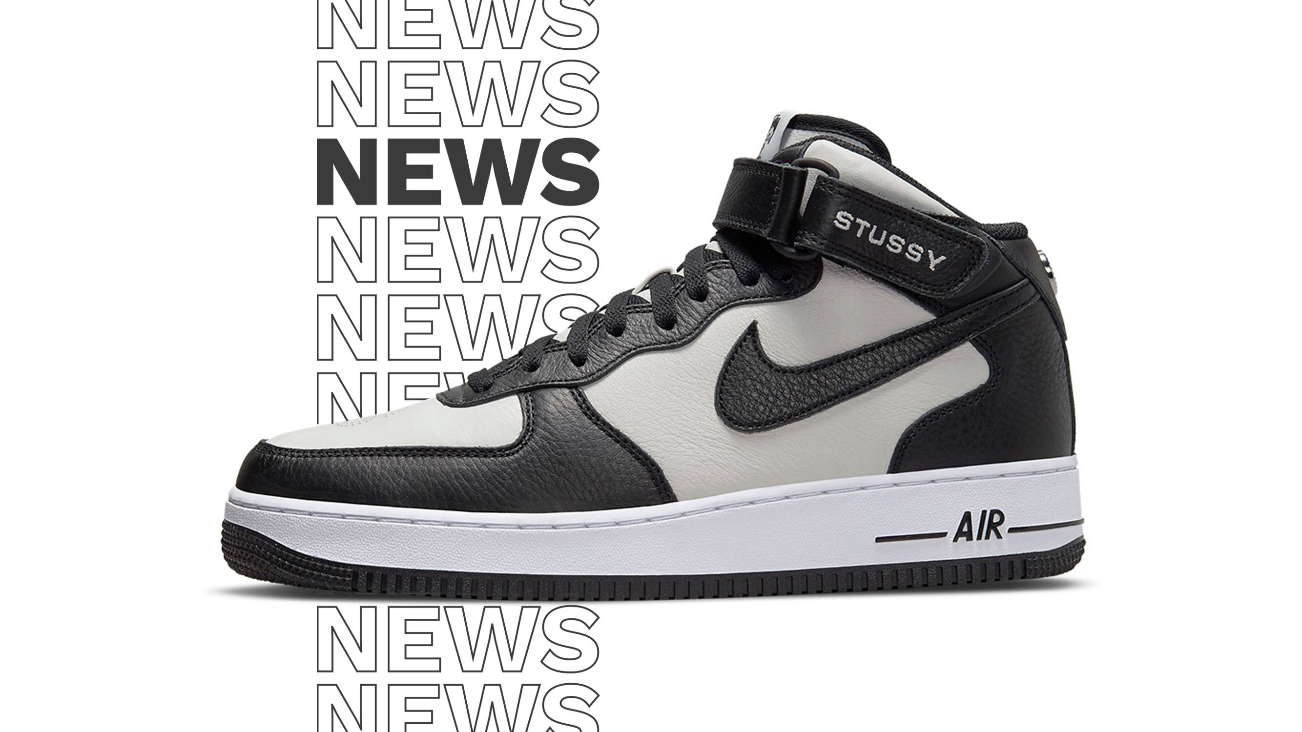 Official Images of the Stüssy x Nike Air Force 1 Mid Collaboration 