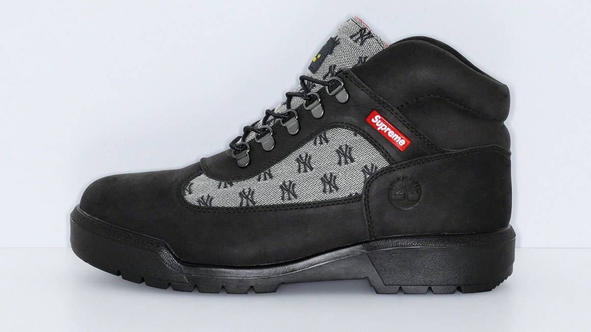 The Supreme x Timberland x MLB/New York Yankees Field Boots 