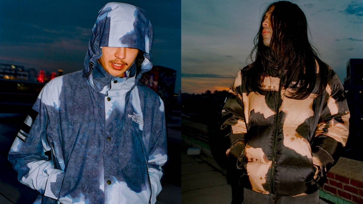 Supreme x The North Face Embrace Bleached Denim Looks for FW21